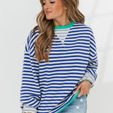 Classic Striped Crew | Sand Dollar Combo