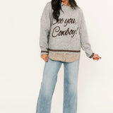 See You, Cowboy! Sweater | Grey