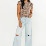 Nori Wide Leg Jeans | Light