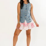 Flirty Floral Mini Skirt
