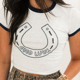 Goodluck Horseshoe Baby Tee
