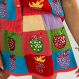 Colorblock Strawberry Skirt | Queen Of Sparkles