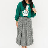 Dark Green Caviar Serving Nutcracker Sweatshirt | Queen Of Sparkles