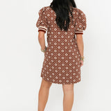 Botanical Lines Mini Dress