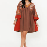 Fall Favorite Mini Dress | Mocha