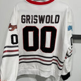 White Clark Griswold Jersey Sweatshirt | Queen Of Sparkles