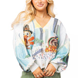 Thanksgiving Parade Button Up Cardigan | Queen Of Sparkles