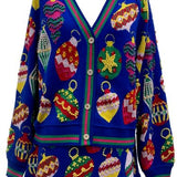 Royal Blue Multi Jeweled Ornament Skirt | Queen Of Sparkles