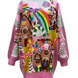 Multi Christmas Candyland Knit Dress | Queen Of Sparkles