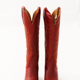 High Cotton Leather Boot | Red