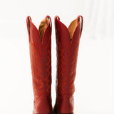 High Cotton Leather Boot | Red