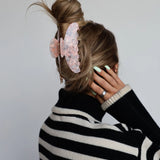 Oversized Acetate Claw | Pink Pearl