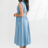 You Know Me Midi Dress | Chambray