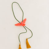 Eagle Bolo | Punch Pink W/ Olive & Golden Yellow