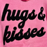 Pink Colorblock Hugs & Kisses Sweater