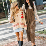 Untamed Chic Overalls | Brown Leopard