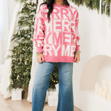 Very Merry Sweater | Pink