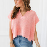 Summer Sweater Vest | Bubblegum