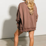 Dilly Dally Pullover | Brown