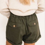 Elle Shorts | Olive