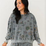 Dreamy Daze Floral Pullover Top | Ash