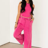 Modern Lounge Set | Fuchsia