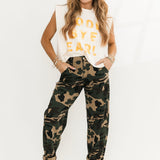 Troop Barrel Leg Jeans | Camo