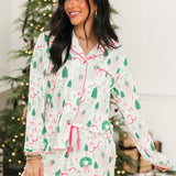 Charlotte Satin Pants Set | Home For Christmas