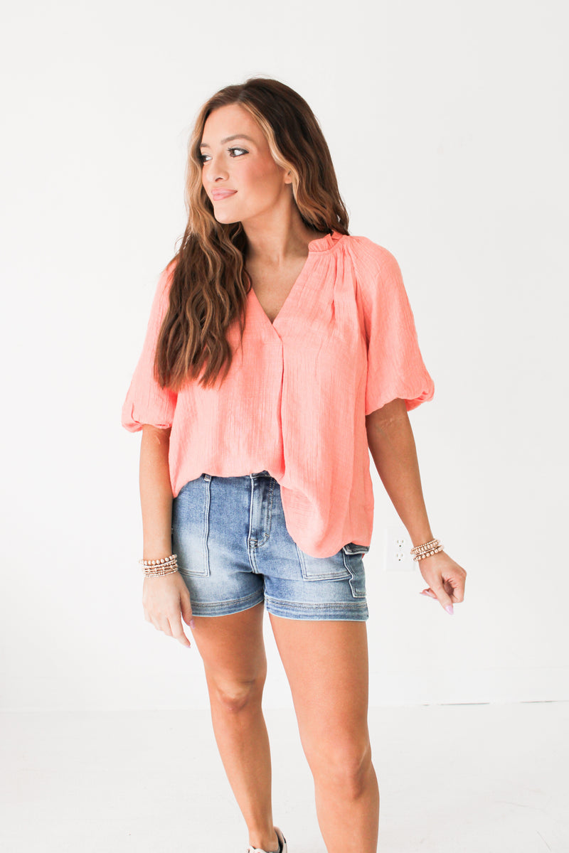 SIMPLY STATED TOP | ORANGE