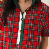 Cozy Cabin Mini Dress | Red