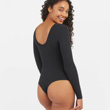 Scoop Neck Bodysuit | Classic Black