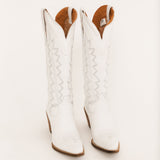 High Cotton Leather Boot | White