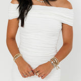 Isabella Mini Dress | White