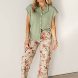 Piper Cardi Vest | Matcha