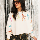 Dancing Skeletons Halloween Top