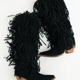 Wild Child Suede Boot | Black
