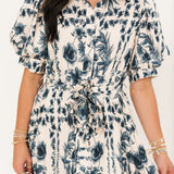 Morning Glory Maxi Dress | Ink Blue