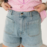 Top Notch Denim Short | Light