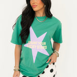 Count Your Lucky Stars Tee | Emerald
