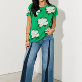 Green Magnolia Tee | Queen Of Sparkles