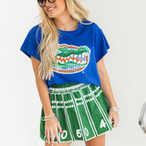 Licensed Florida Gingham Mascot Tee | Queen Of Sparkles