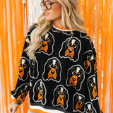 Licensed Tennessee Knit In Rhinestone Sport Stripe Sweater | Queen Of Sparkles
