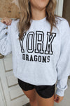 YORK DRAGONS PUFF CREW NECK