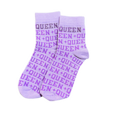 Lavender Queen Socks | Queen Of Sparkles