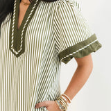 Falling For You Mini Dress | Olive
