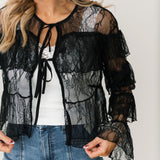 Thought You Should Know Lace Top | Black