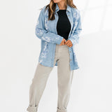 Kate Barrel Leg Denim Jeans | Rock Grey