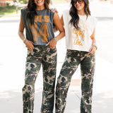 Smokey Mid-Rise Jeans | Camo