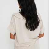 Washed Pocket Tee | Ecru
