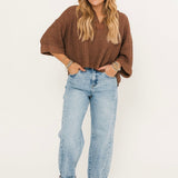 Loralei Sweater | Chestnut